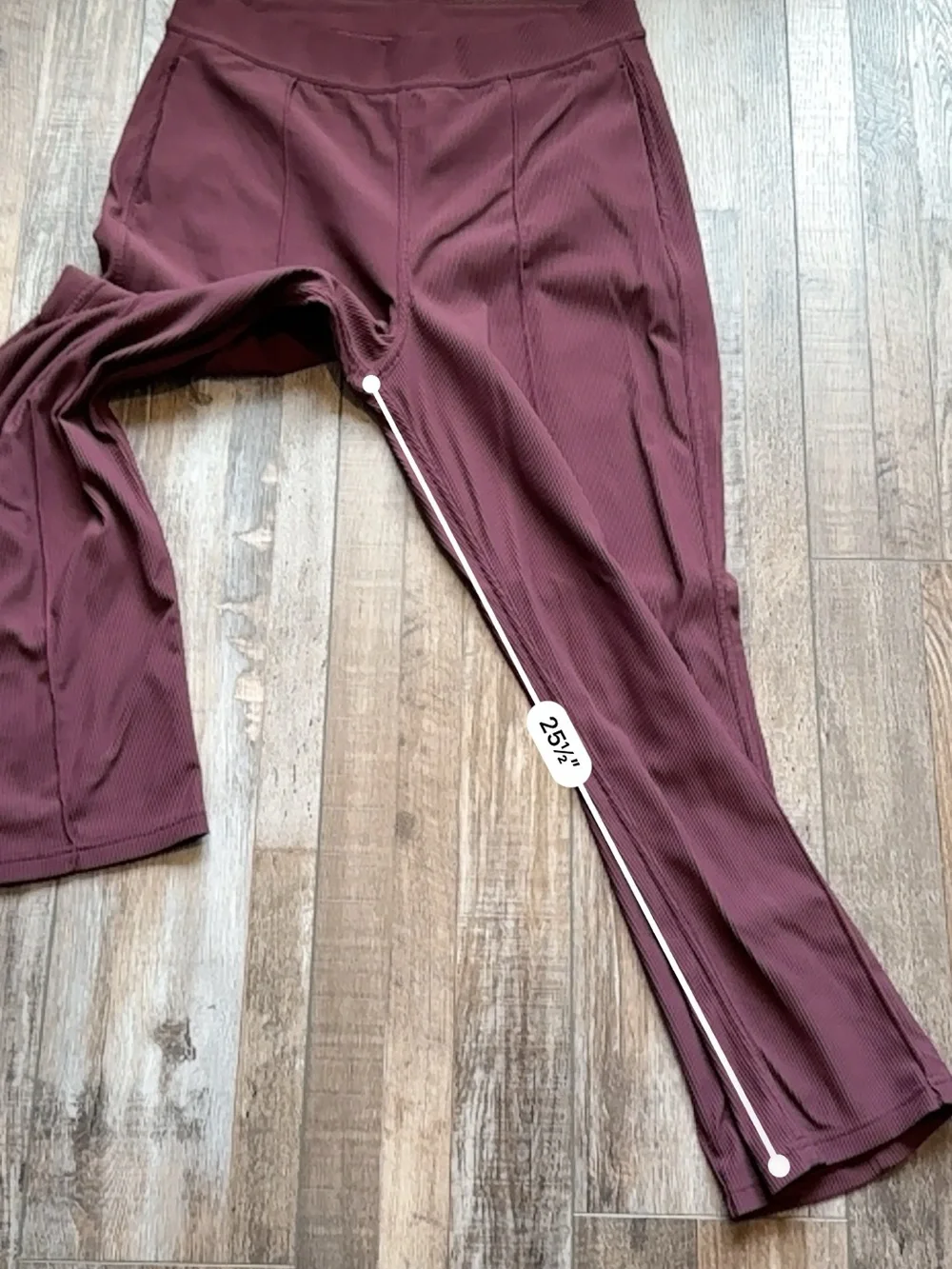 lululemon athletica Straight-Leg Ponte Pants in Deep Burgundy